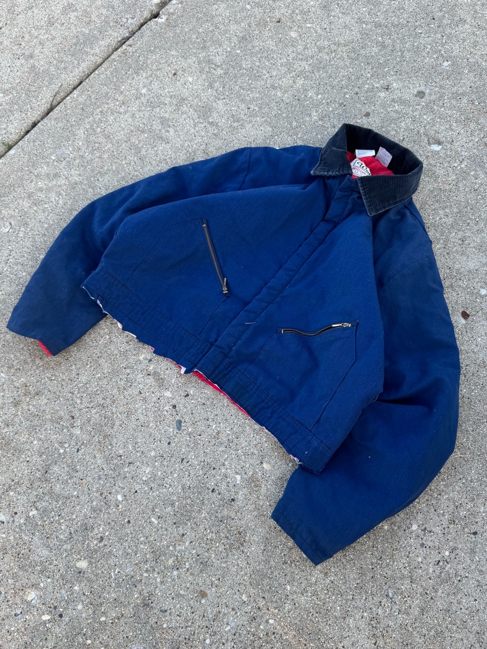 Vintage Walls Cropped Work Jacket - Picture 2 of 4
